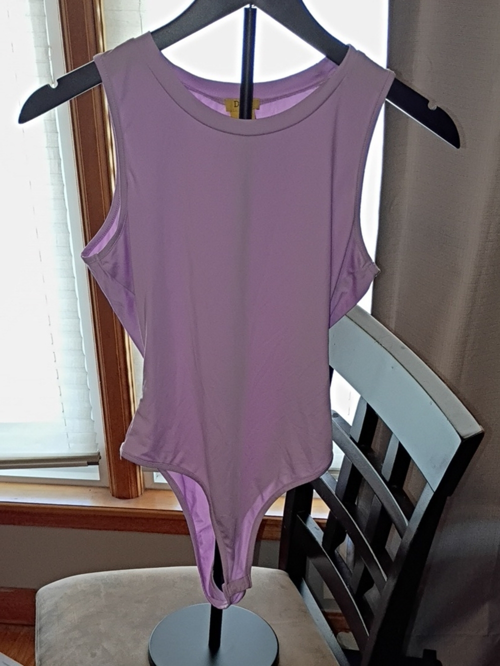Daisy Lilac Sleeveless Women's One-Piece Bodysuit